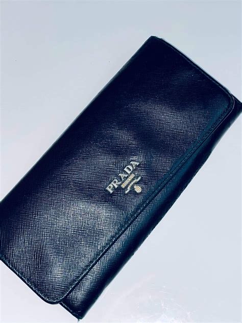 brown prada wallet|authentic prada wallet sale.